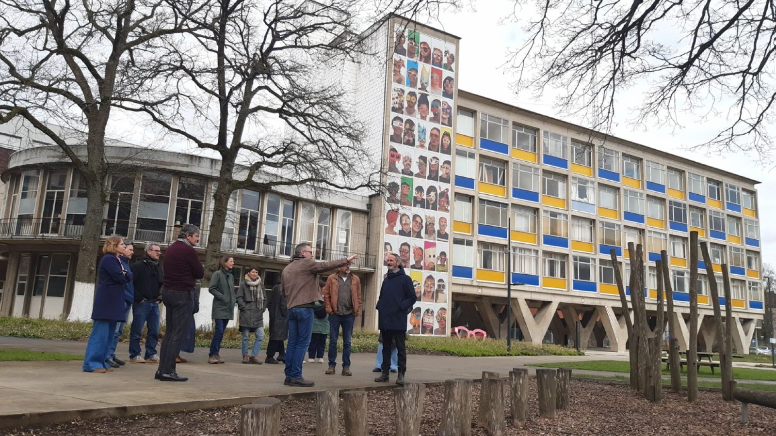 Rondleiding op campus Portavida in Genk.